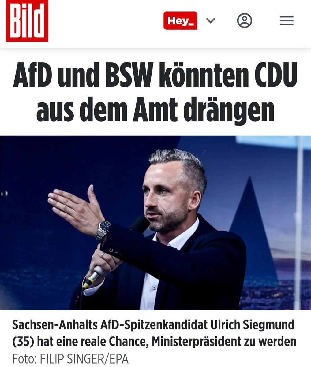 nikitheblogger's tweet photo. Achtung: Das BSW hat uns auch schon in Thüringen und Brandenburg verraten. Fallt diesmal nicht darauf rein! Wählt direkt die AfD mit absoluter Mehrheit! https://t.co/p4sdPuBZrm