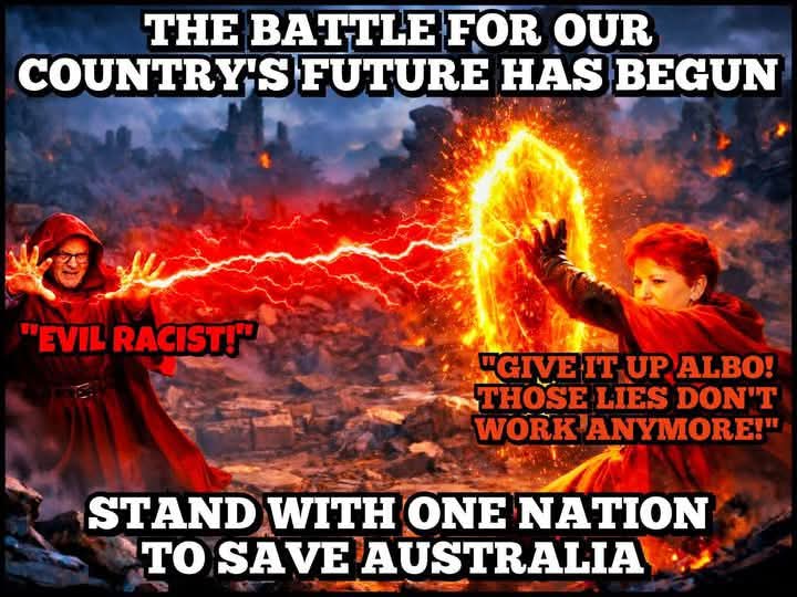 GP46822778's tweet photo. Vote Pauline Hanson and One Nation Party!!
Go Australia!!👍🇦🇺....Please share this!! https://t.co/WUBln8kZew