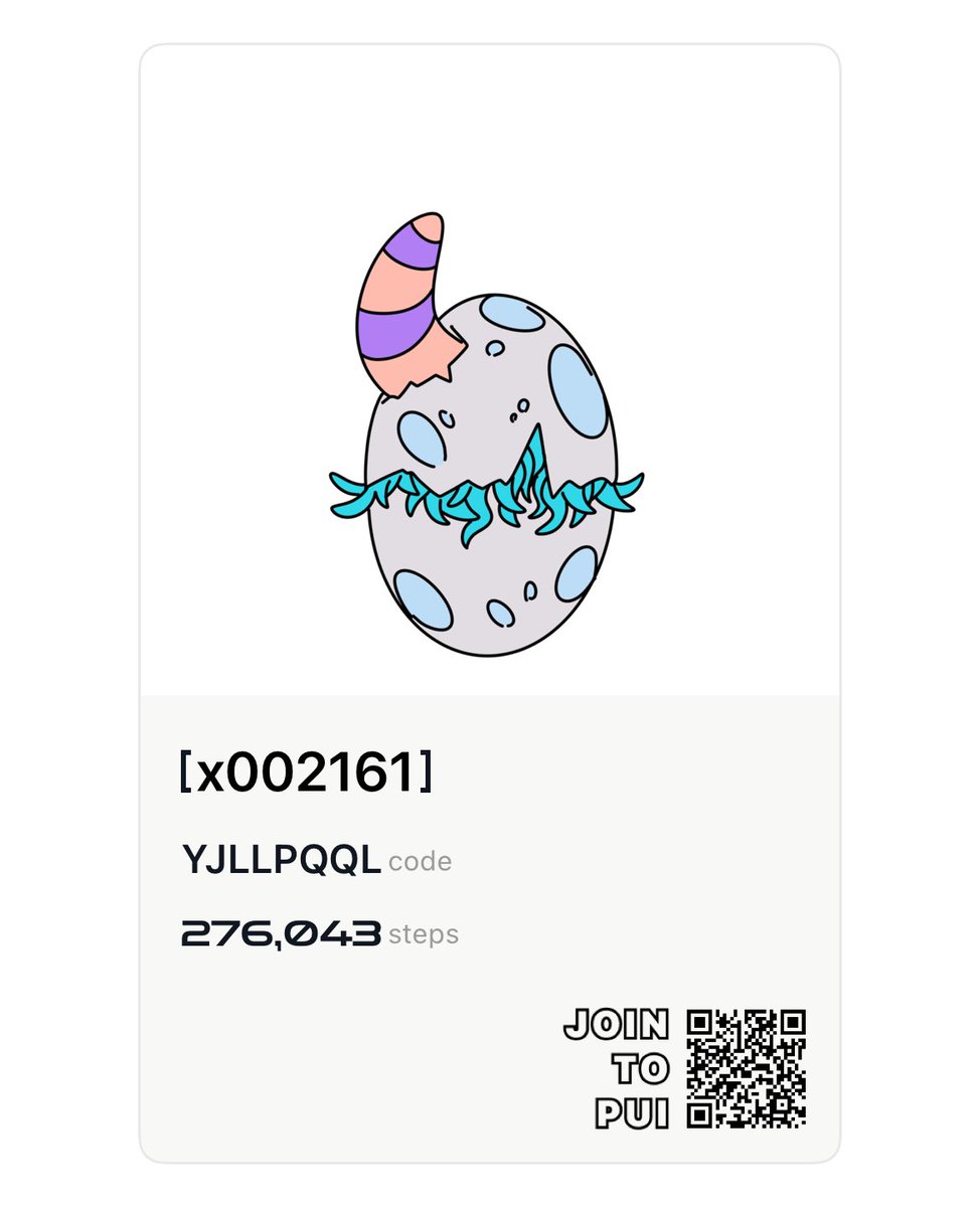 x002161's tweet photo. 流行りのポイ活アプリPUI!一緒にやらない?招待コード「YJLLPQQL」入力で500ポイントもらえるよ🎁 #PUI #ぷい #ぷい活 #ポイ活
https://t.co/pwIKJvfPlY https://t.co/Uyz3MYLwZh