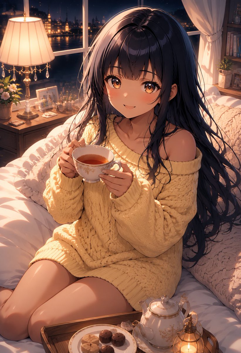 お休みなさい😴 SFW/Safe illustrations suitable for all ages