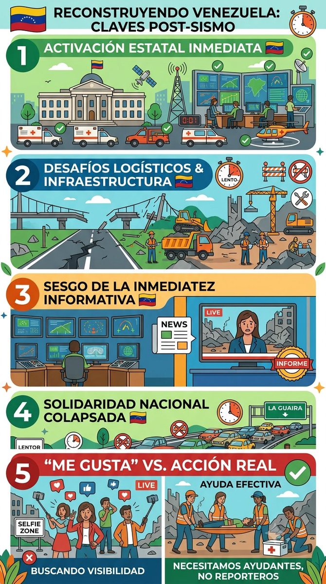 Vzlaesmimundo's tweet photo. #Venezuela #LaGuaira #PoliedroDeCaracas #ProteccionCivil #Sismo2026 #Caracas #Logistica #GestionDeRiesgos #NoticiasVenezuela #Opinion https://t.co/NusZJuGgLt