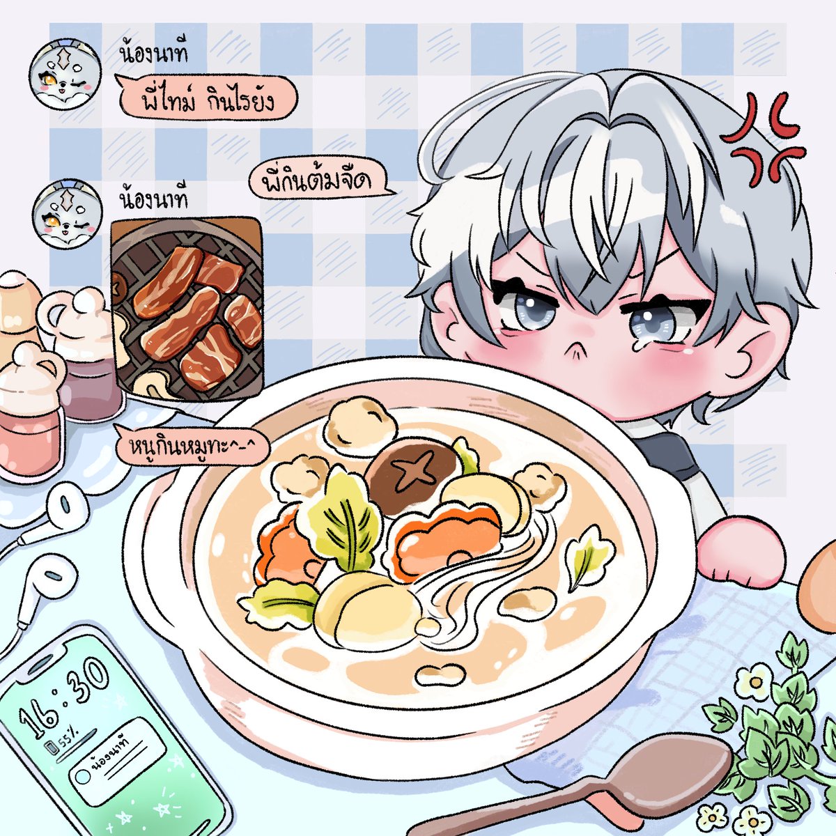 Pjxsmine's tweet photo. ‧₊˚✧[ 𝟭𝟲:𝟬𝟭 - 𝟭𝟴:𝟯𝟬 ]✧°₊‧

ข้าวเย็นพิ่มีแต่ต้มจืด น้องนาทีก็ขยันอวดละเกิร ฮึ่ย พิ่จะวีนในสาม สอง ⁽⁽(੭ꐦ •̀Д•́ )੭*⁾⁾

  #Time2Arts https://t.co/qaSi7JdgmS