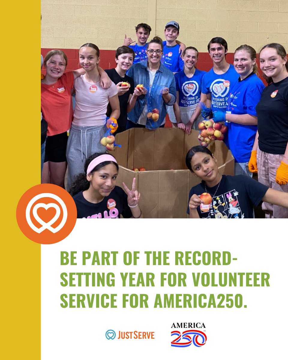 JustServe's tweet photo. Serve today at https://t.co/AGVQpsM2IF! https://t.co/IWq8FrLknc