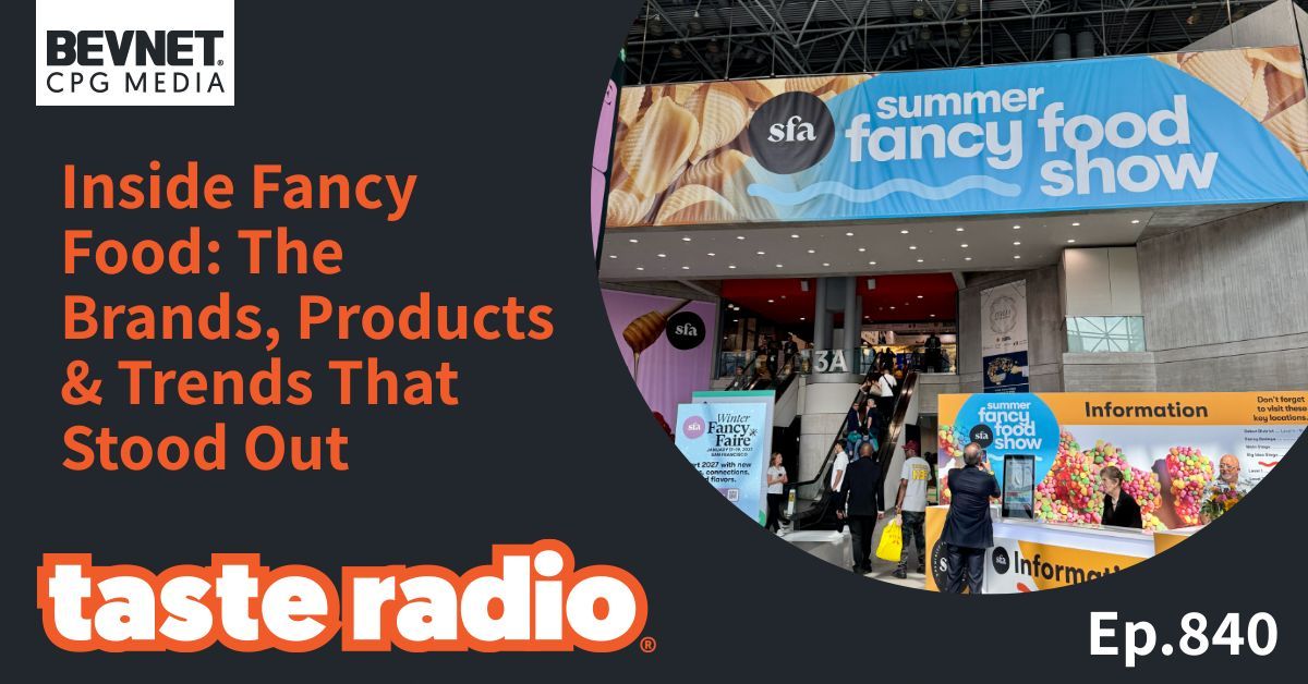 tasteradio's tweet photo. Inside the 2026 Summer Fancy Food Show: globally inspired flavors, premium non-alcoholic beverages, inventive snacks &amp; convenient pantry staples take center stage. 🍜🥤🛒  

Taste Radio recaps the brands and trends that stood out.  

https://t.co/nRh4B2uLPq https://t.co/BsMlDkuLKC