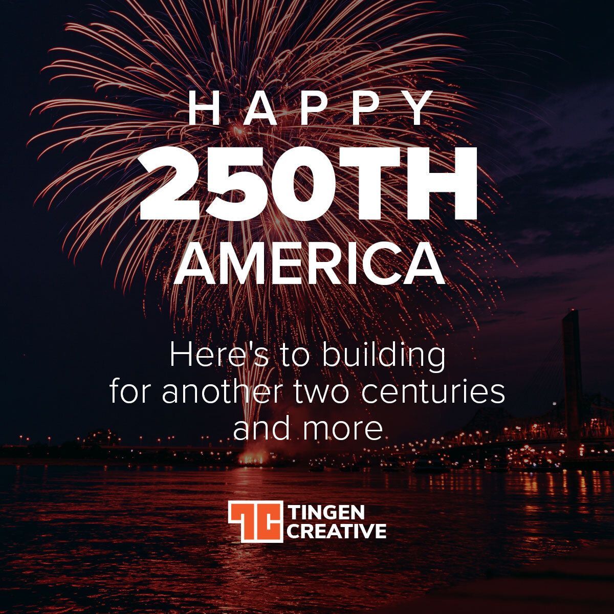 warrentingen's tweet photo. 250 years ago, a few people decided what they stood for — and said it out loud.

The things we still point to generations later are rarely the biggest or loudest.
They're the ones that knew who they were.

Happy Independence Day from Tingen Creative. 🇺🇸 https://t.co/Oab7T6MUZf