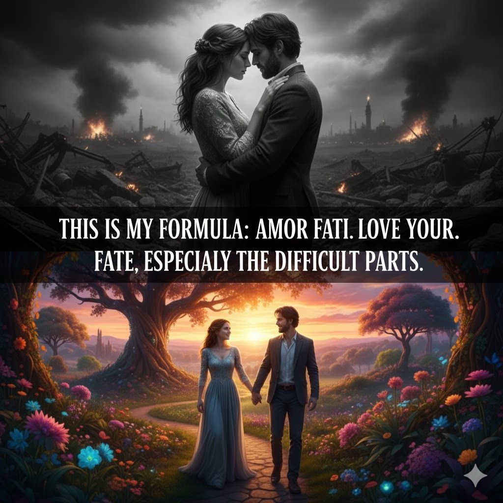 TheWizKhalifa's tweet photo. This is my formula: Amor Fati. Love your fate, especially the difficult parts.
#AmorFati #LoveYourFate #Nietzsche #EmbraceLife #StoicPhilosophy #AcceptAndThrive #LifeFormula #Quotes #ShareInspireQuotes https://t.co/t0Jif0gLuG