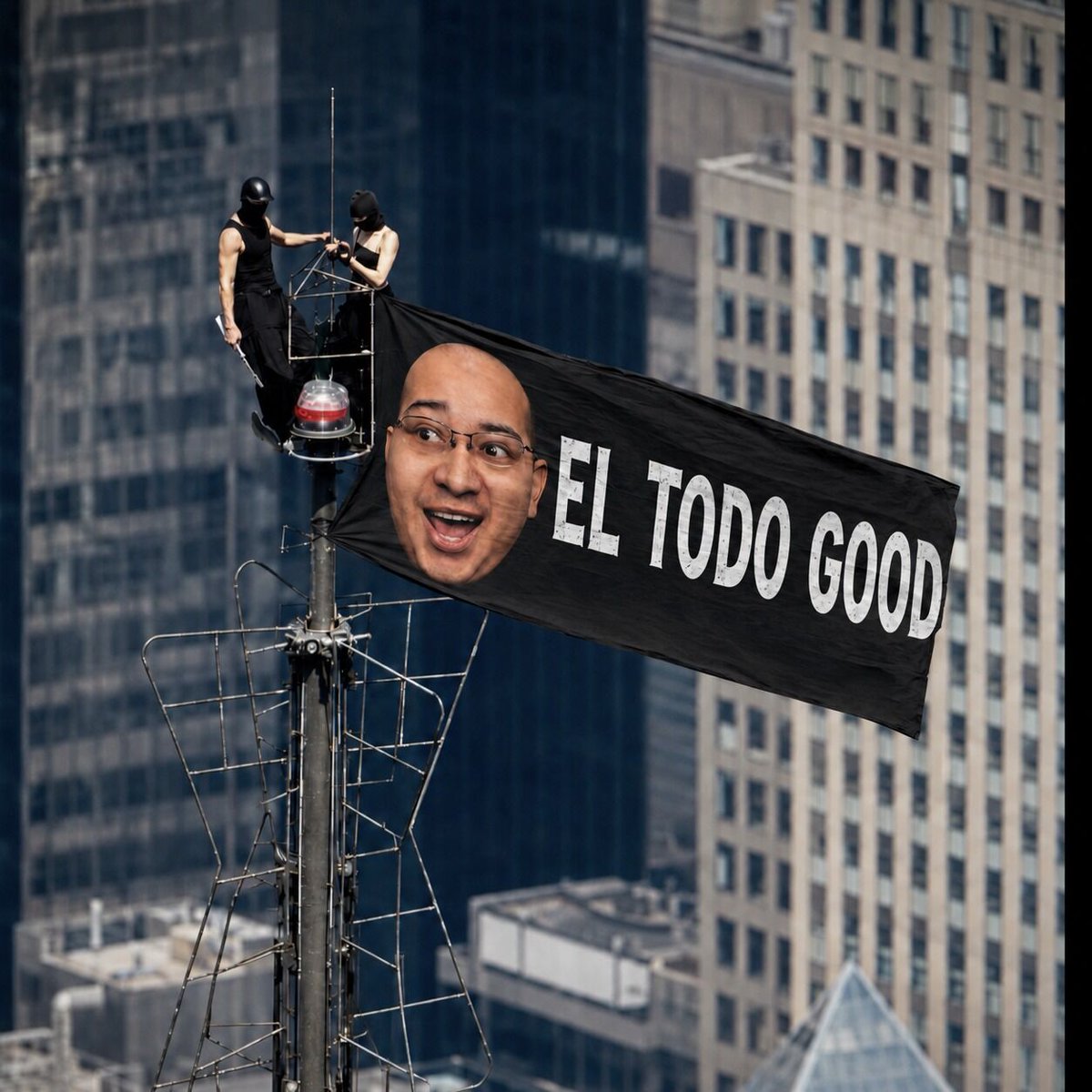 todogoodpe's tweet photo. El Todo Good se hizo presente en el Empire State 😎 #TodoGood #Pelao #EmpireState https://t.co/Kyg2NnaoCP