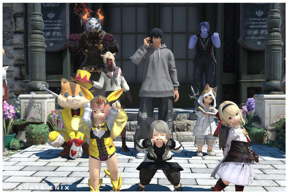toracha__n's tweet photo. 7.5パート1終了ーー！！
ついに最新きたぞーーー！
とはいえ、アルカディアも終わってないし、やってないことたくさんあるからこれからもみんな一緒に遊んでね☺️🙌
#FF14 #かすログ https://t.co/iYcRT2RCOy