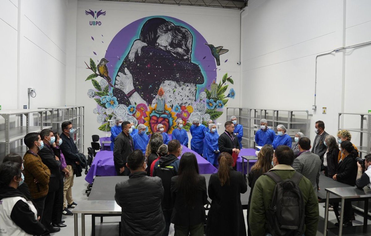 UBPDcolombia's tweet photo. 🟣 Inauguramos el Centro Integral de Abordaje Forense e Identificación en Bogotá CIAFI. Espacio para avanzar en la identificación de personas desaparecidas. 
🔗 https://t.co/iB8W5SCnFd https://t.co/0fFoi3Bo5m