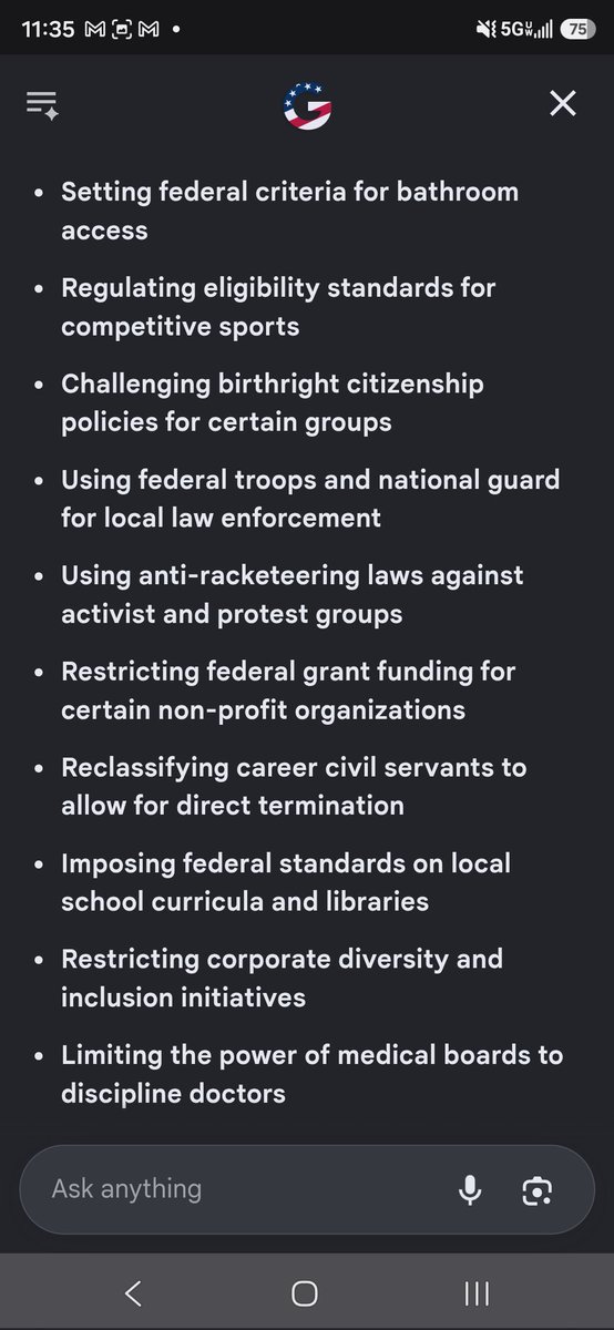 Kairodeqt's tweet photo. @ArielleScarcell These are not the actions of a limited federal government. No matter what side you are on for any of these things, having federal involvement in any of these things and trying to claim that government is somehow smaller is absurd. https://t.co/I9tzFSry9v