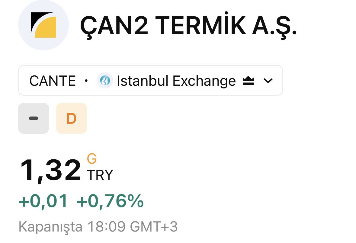 Ft_Ekonomist's tweet photo. #CANTE 

3 Temmuz 2025 —> 1,34₺ 

3 Temmuz 2026 —> 1,32₺ 

Hisse en son kazancı 2022 yılında vermiş

Hacim  bana göre çok uçuk seviyede

Olayı nedir bu hissenin ? https://t.co/1wO3rtxEGm