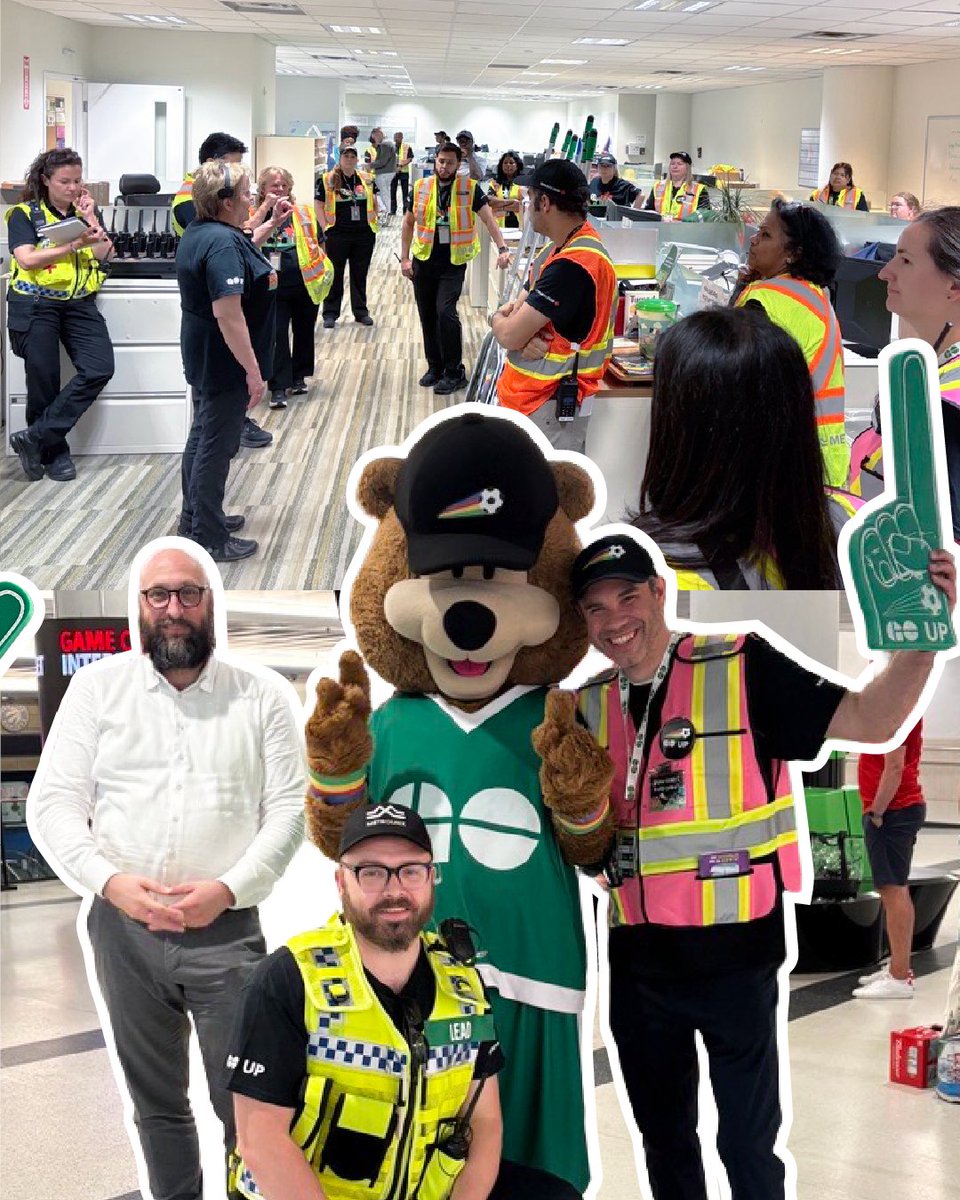Metrolinx's tweet photo. It took a team effort to keep fans moving during the FIFA World Cup 2026™️ match period in Toronto ⚽💚

A huge shoutout to our staff and 341 volunteers who helped deliver extra service and support customers travelling to and from every Toronto match, Pearson Airport, and watch parties all across the city!

Thanks for bringing the energy, enthusiasm and hometown pride every step of the way. Fan fest continues to July 19 🇨🇦
