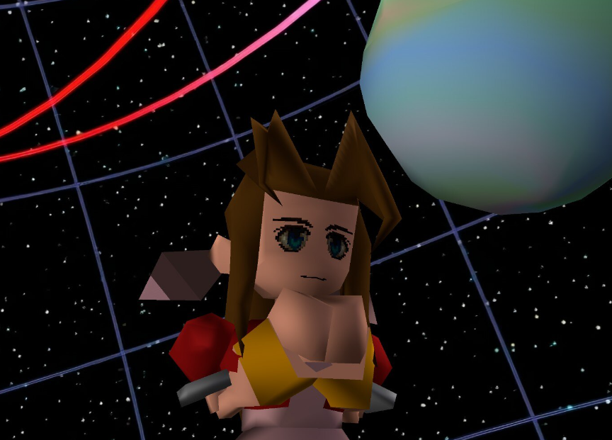 laurawongs's tweet photo. gente, sério, depois que a aerith morreu o jogo não foi mais o mesmo. eu senti muita falta de ter ela na party e de ver ela comentando as coisinhas conforme a gente anda pelo mundo… literalmente a luz do grupo. morreu e acabou a felicidade 😭 saudades da minha menina 🩷 https://t.co/3lVxpkWqtG