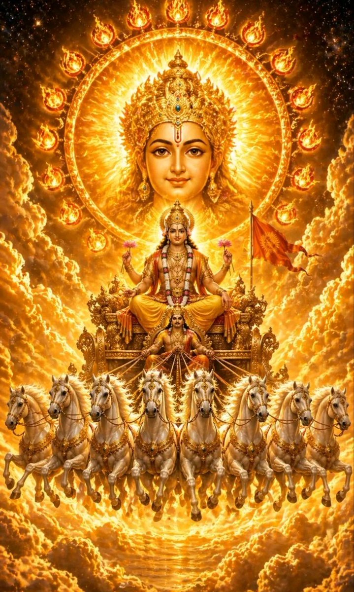 AnjuJha05's tweet photo. आदित्यस्य नमस्कारान् ये कुर्वन्ति दिने दिने।
आयुः प्रज्ञा बलं वीर्यं तेजस्तेषां च जायते ॥
ॐ श्री सूर्य देवाय नमः🔥🌹😊
🌹🌺🦞 शुभ प्रभात https://t.co/NTmNzwzYzY