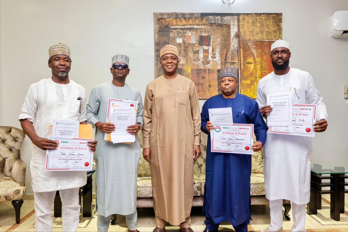 yusufsakaeletu's tweet photo. I am honored to receive my PDP Certificate of Return following our successful primary election. This marks an important step in our collective journey toward greater service and representation.
Your Excellency @bukolasaraki thank you for your unwavering support and guidance. https://t.co/q94ond0868