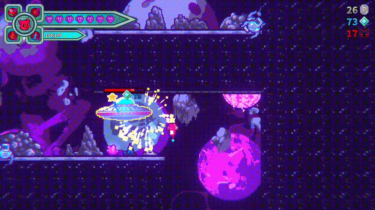 HeraanStudios's tweet photo. 🚀 Master the Star Cursor, Cat-Astrophy's core combat system.

More than aiming, it defines your movement, positioning, and combat style.

See it in our latest Steam Community post! 💜

🔗 https://t.co/hkv4cgESOM

#indiegame #gamedev #roguelite #pixelart #Steam #CatAstrophy https://t.co/1qGxNbEP9q