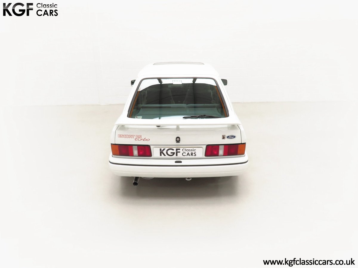 KGFClassicCars's tweet photo. Now in the showroom at KGF Classic Cars, a breath-taking Ford Escort RS Turbo Series 2 ‘90-spec’ with 12,420 miles.

https://t.co/ySen87T1Ty https://t.co/RYGtXLnZac