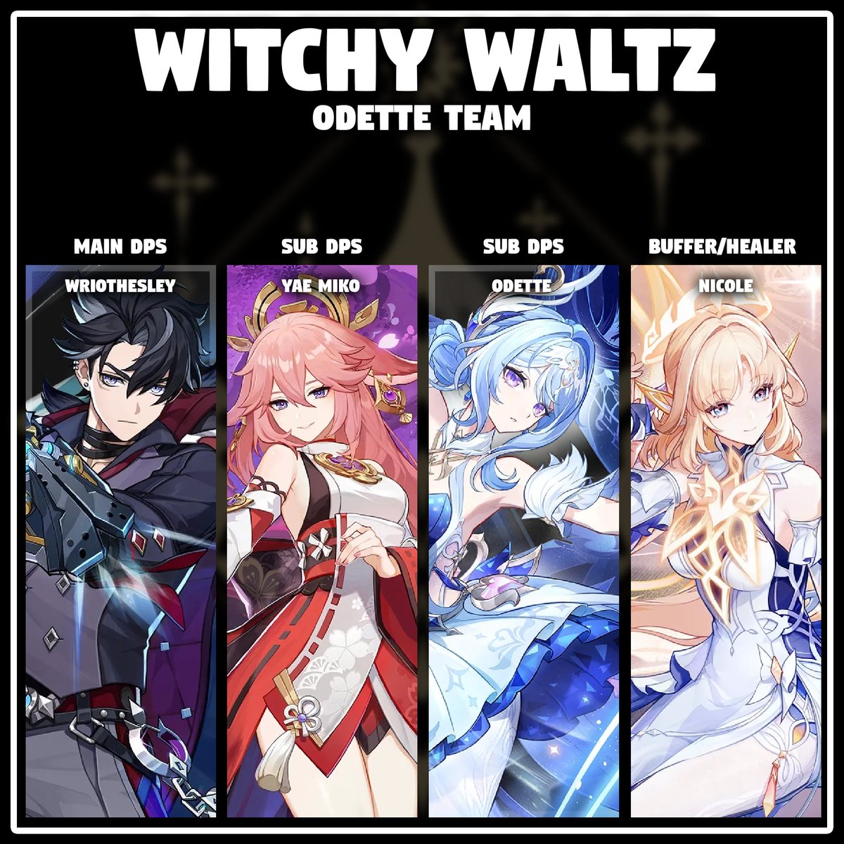 SipSipStefen's tweet photo. 🪩ODETTE EARLY TEAMS GUIDE🪩
Get ready for Snezhnaya with these brand new TOP DPS teams using Odette!
Shares appreciated, early build guide coming soon!
#GenshinImpact #Odette https://t.co/XX5VHvqx2u