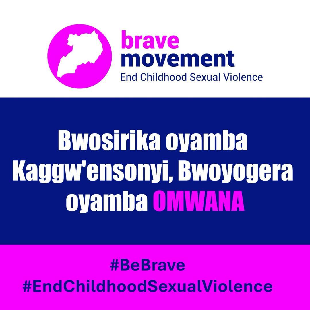 TranscendAfric's tweet photo. Let's not keep silent, Let's report Perpetrators to the Relevant Authorities.
Bwosirika ogamba Kaggwesonsonyi.
Tuyambe Abaana.#EndChildhoodSexualViolence #PathToJustice https://t.co/jF3hbmk6rf