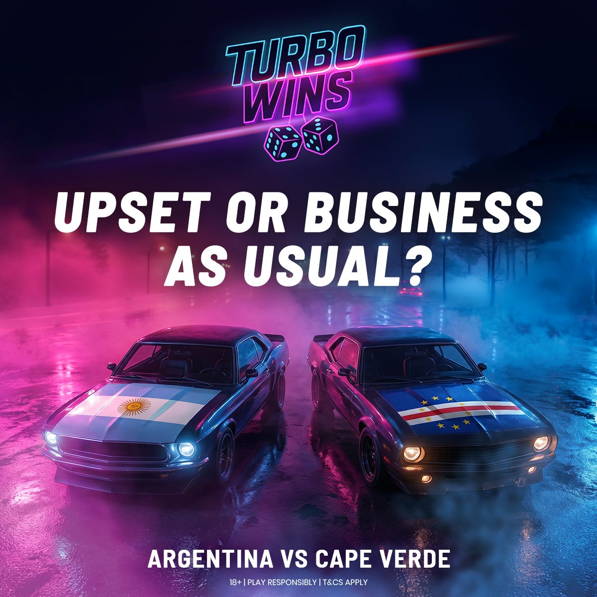 TurboWins's tweet photo. 🇦🇷 Argentina vs Cape Verde 🇨🇻 

Comment your winner + your username 👇

You might just get lucky 😎 https://t.co/In3aw7EJlB