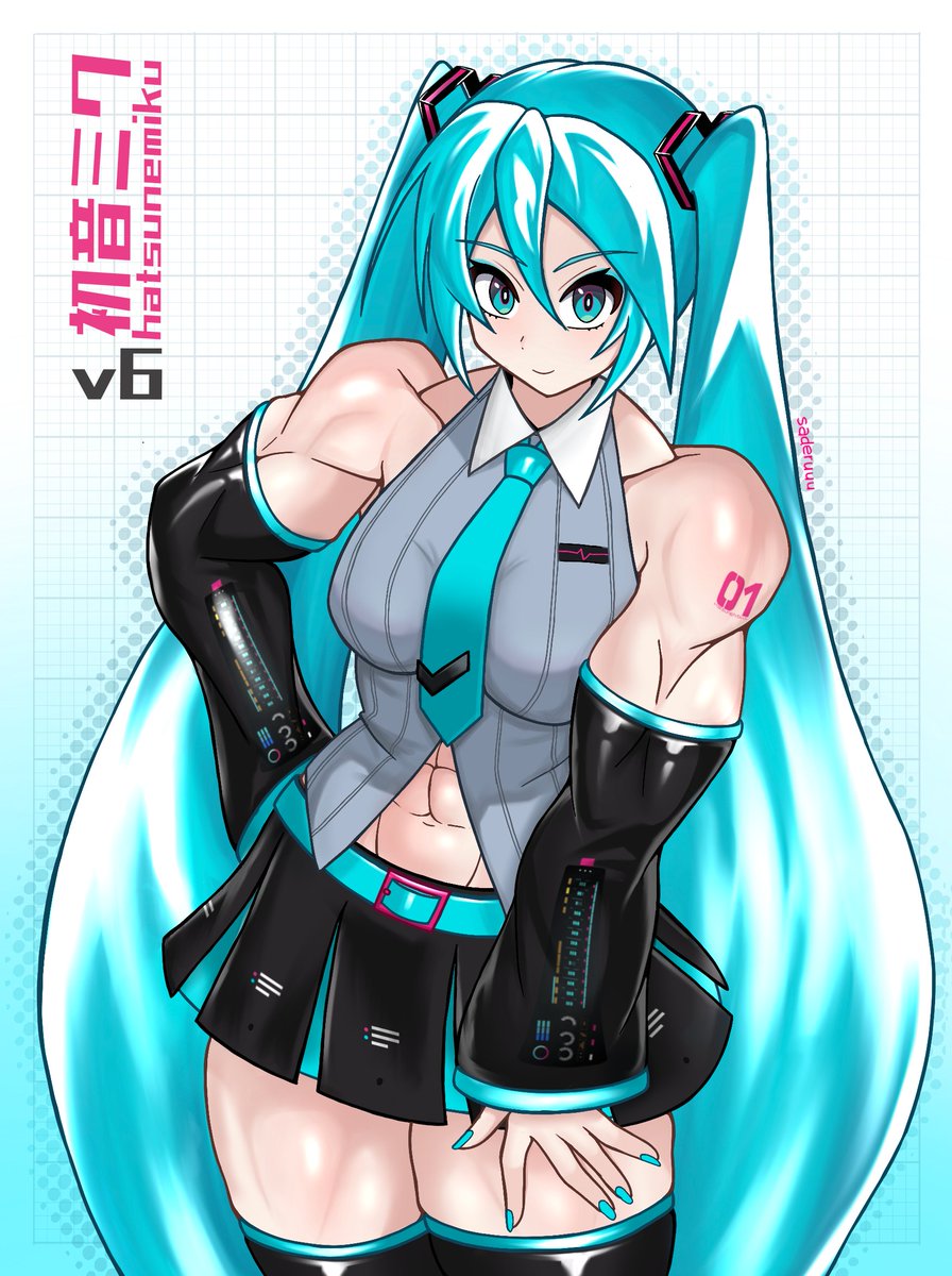 saderuuu's tweet photo. miku v6! 🎶 #初音ミク https://t.co/tSekSsjG86