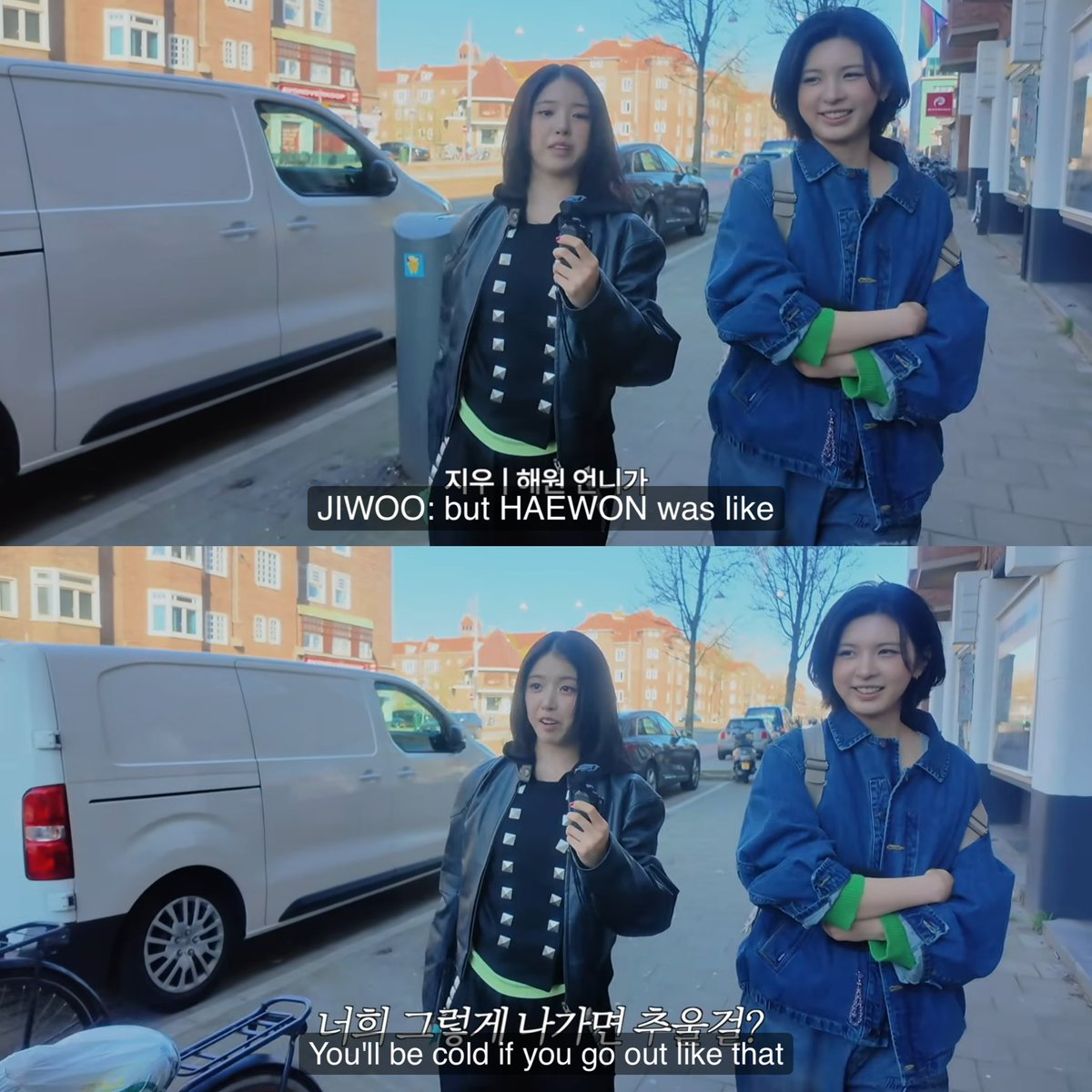 500woni's tweet photo. > haely were roommates in europe
> haewon warned jjyusol that it wld be cold before they went out
> later on the same day, lily was wearing haewon’s jacket (hw was holding it when they departed korea)

🫠 https://t.co/1BlUtAC25g
