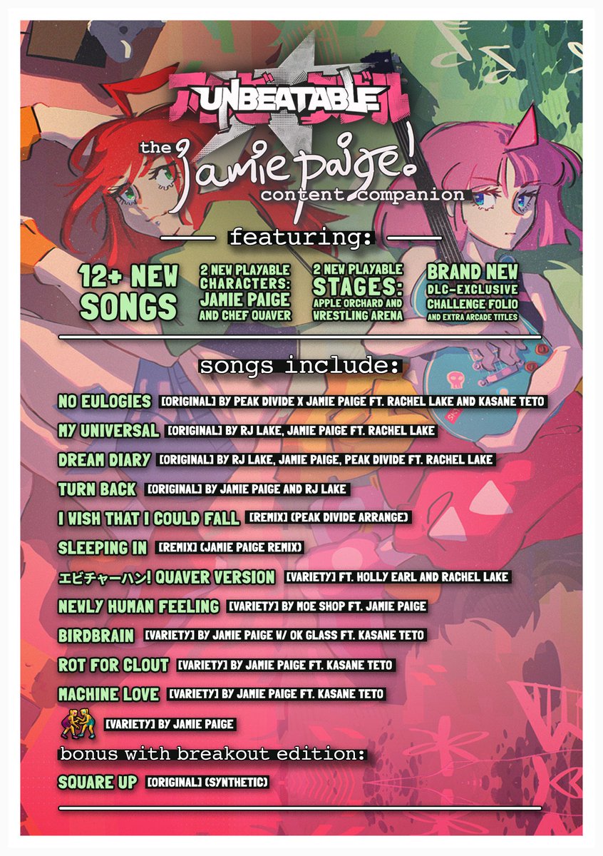 dcellgames's tweet photo. the full setlist. don’t miss the show https://t.co/DoW7vvuyhR