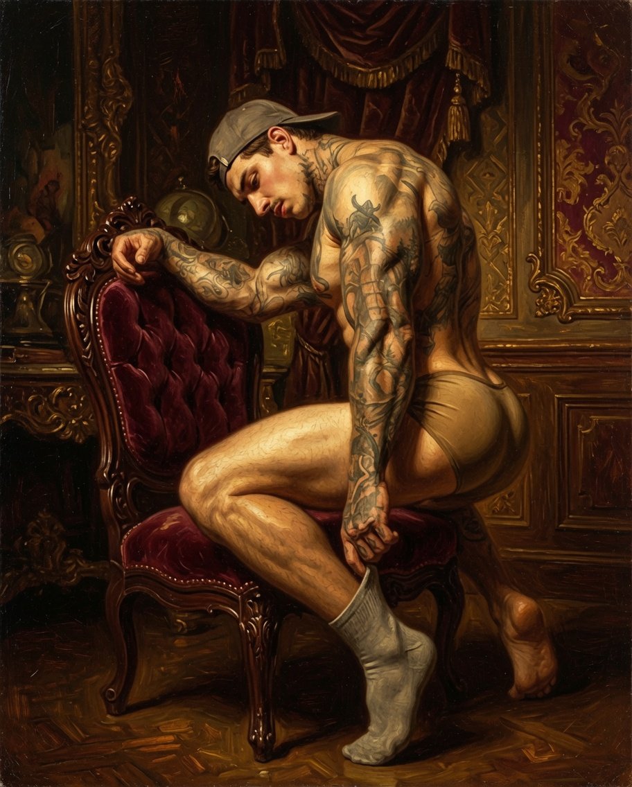 Matte695's tweet photo. Jake as an old painting https://t.co/WEaCbTsAv5