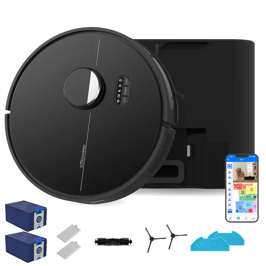 spieltimes's tweet photo. 🐾 Pet hair? Handled hands-free!
bObsweep Dustin Robot Vacuum &amp; Mop w/ Auto-Empty Odor Control Dock now $179.99!  

https://t.co/ywFJWpdq7O

Best Buy Deal of the Day! https://t.co/UwPIPSPWvb