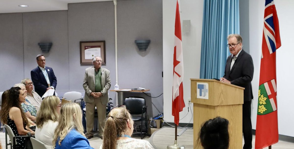 GeorgePirieMPP's tweet photo. Yesterday at the Timmins and District Hospital, I was proud to announce that our government is investing more than $6.1M to strengthen health care right here in Timmins.
 
This includes $4.25M in base funding to improve hospital operations, reduce wait times and help more people get the care they need, faster. Along with $1.93M announced for critical repairs and upgrades to keep our hospital strong for the future.
 
Our government is delivering real investments that matter to Northern families because the people of Timmins deserve access to high-quality health care, close to home.

@TADHospital