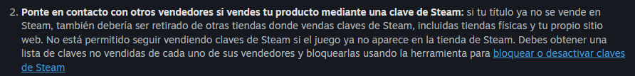danielfgnin's tweet photo. "Steam también es digital, te van a quitar los juegos"

No, no va a pasar. La documentación de Steam advierte a los Publishers que el juego, aunque se retire de la tienda, DEBE seguir ofreciendo la descarga del mismo.

Es una condición de publicación en Steam. https://t.co/u2ZUMZVbj6