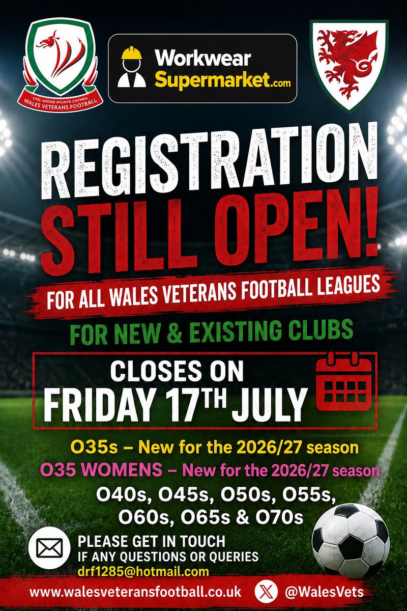 Wales Vets Football tweet media
