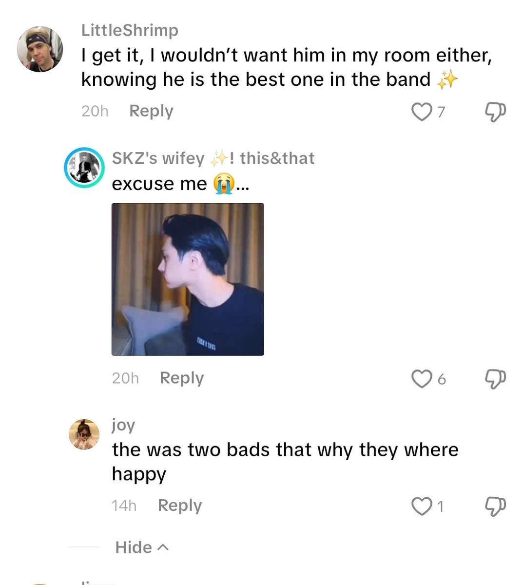 puddingbunlino's tweet photo. Tiktok stays are so damn sensitive, mad that skz were blocking the door from han in the new skz code 🤦‍♀️ https://t.co/MXgvVKifVU