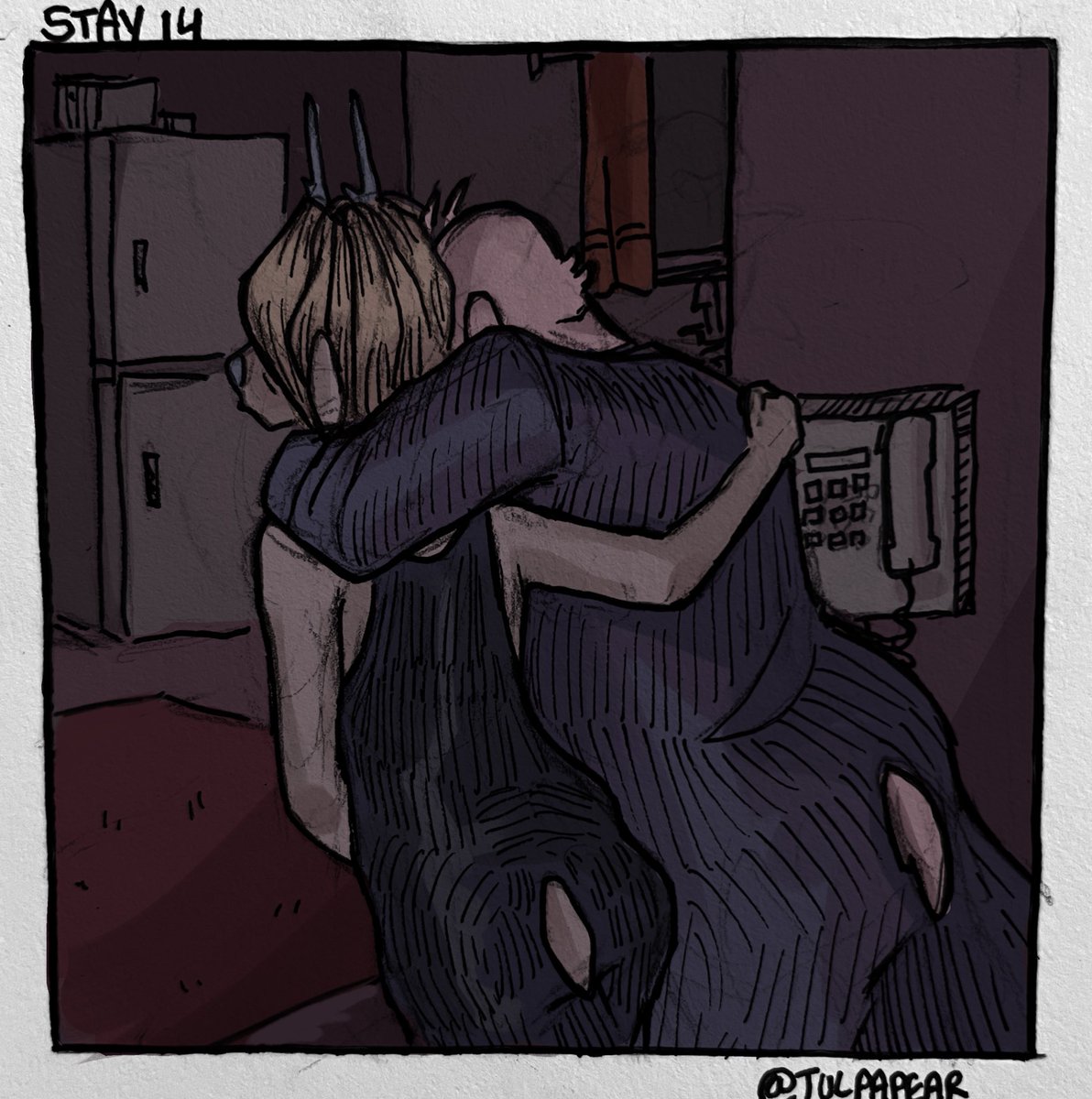 tulpapear's tweet photo. Stay | Part Three 
(1/4)
#TorielDreemurr #CarolHoliday #DELTARUNE https://t.co/HY7L8arkmN
