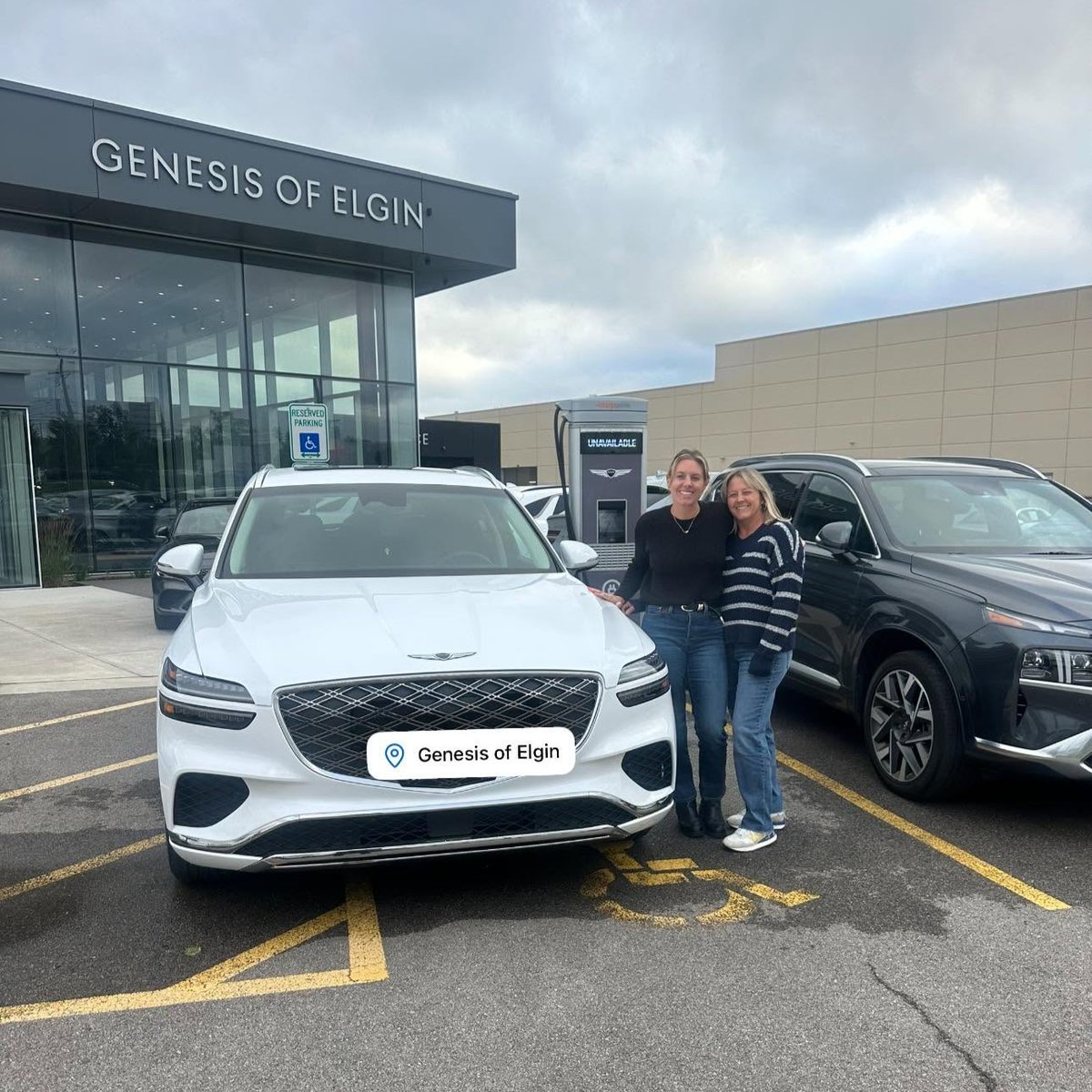 GenesisElgin's tweet photo. Congratulations Amber on your new 2026 Genesis GV70 2.5T Select! Thank you so much for your business! We appreciate it! https://t.co/1WxOHtft2Q