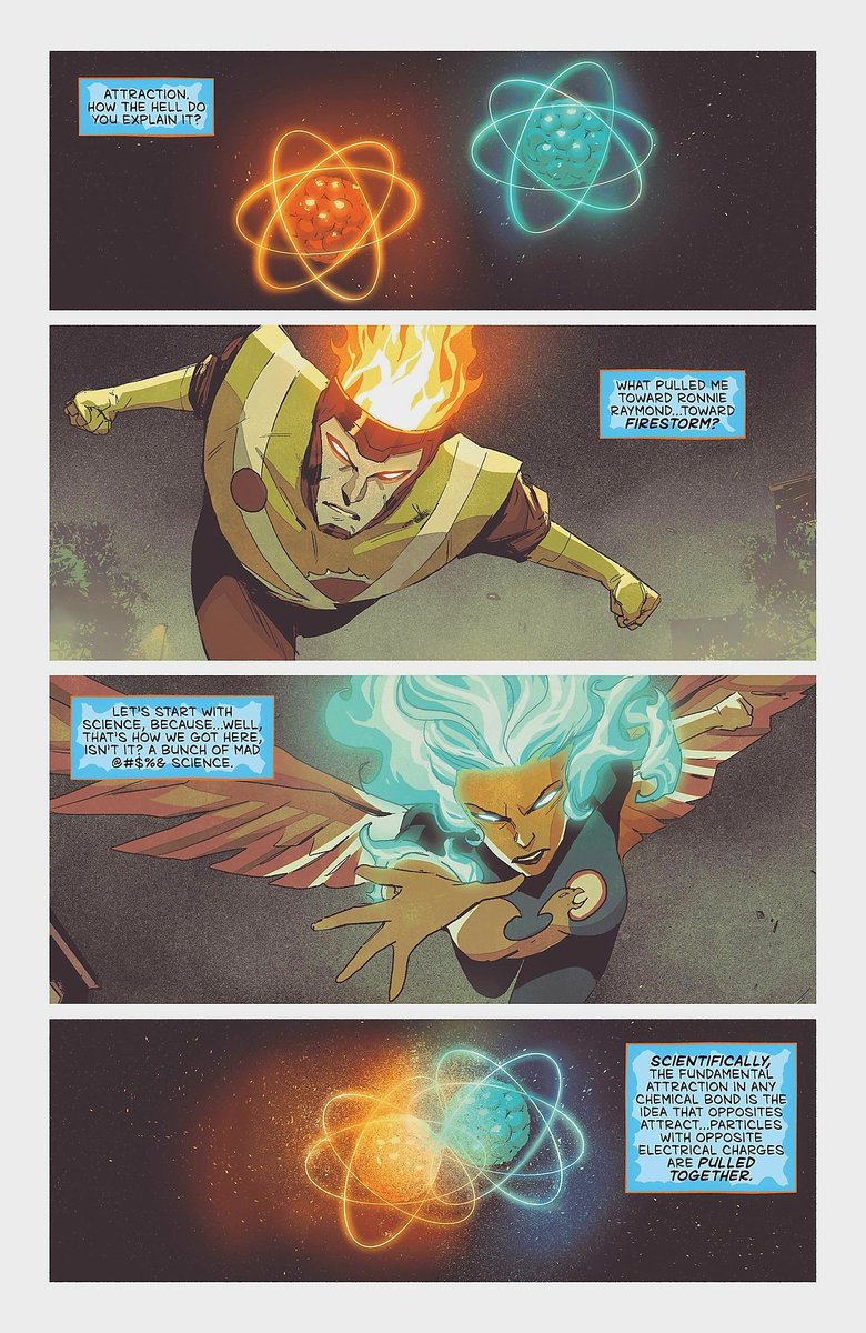 AquamanUniverse's tweet photo. Burning Love: Firehawk recounts her relationship with Ronnie in the preview to THE FURY OF FIRESTOM #4 coming July 8th! 🔥 https://t.co/OL3Zvkqgvv