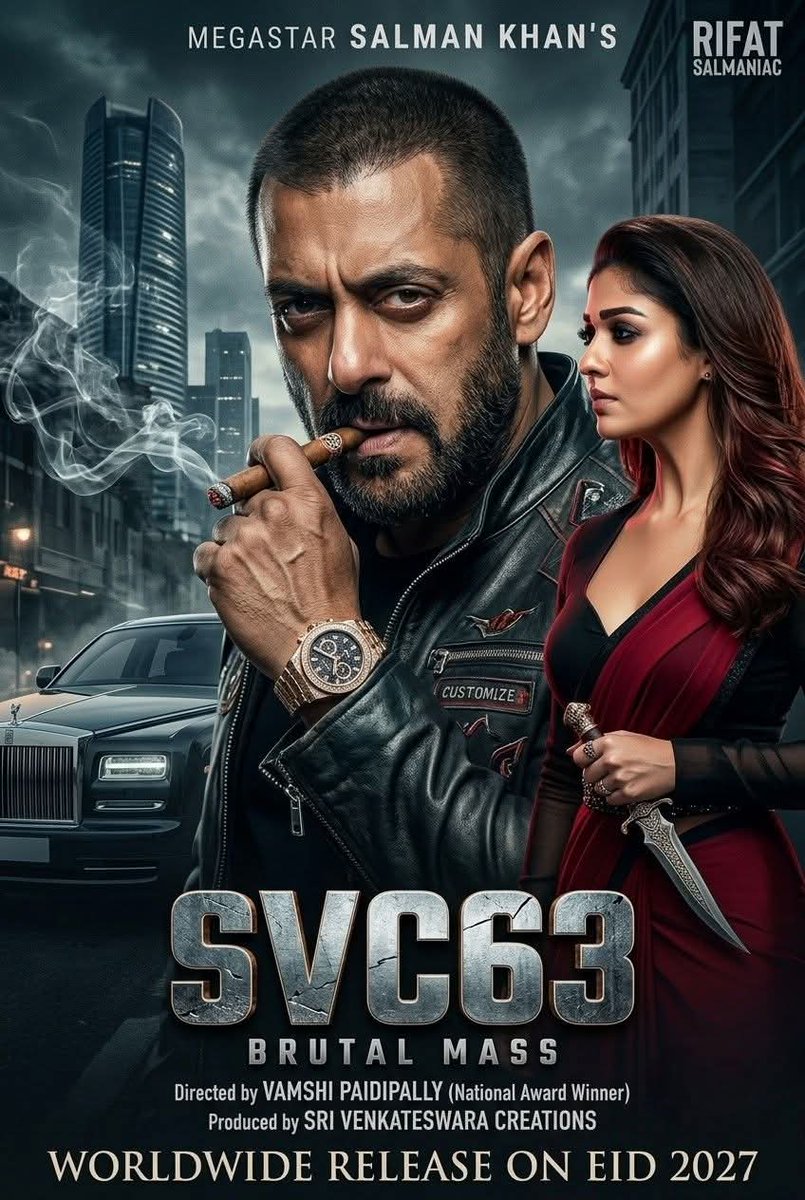 Being_Rifat's tweet photo. All eyes on #SVC63's #FirstGlimps.Insider claimed,makers are plannig for dropping a tremendous video clips of our #SalmanKhan ...
Can't wait more bring it on.... https://t.co/UPRMRWqbJV