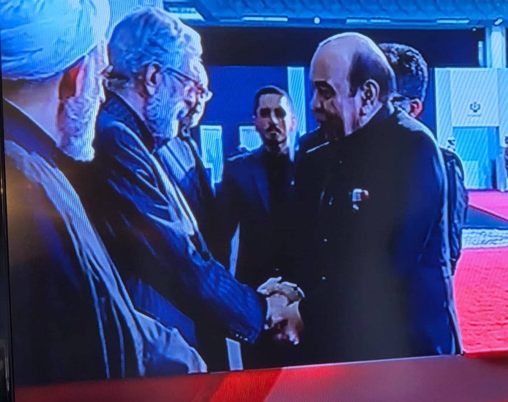 atahasnain53's tweet photo. Represented India at the funeral ceremony of His Eminence Grand Ayatollah Seyyed Ali Khamenei in Tehran today, along with MoS External Affairs @PmargheritaBJP. 

Also extended deepest condolences to the families of those who lost their lives in the recent conflict.
@MEAIndia https://t.co/8EBq1LSOhZ