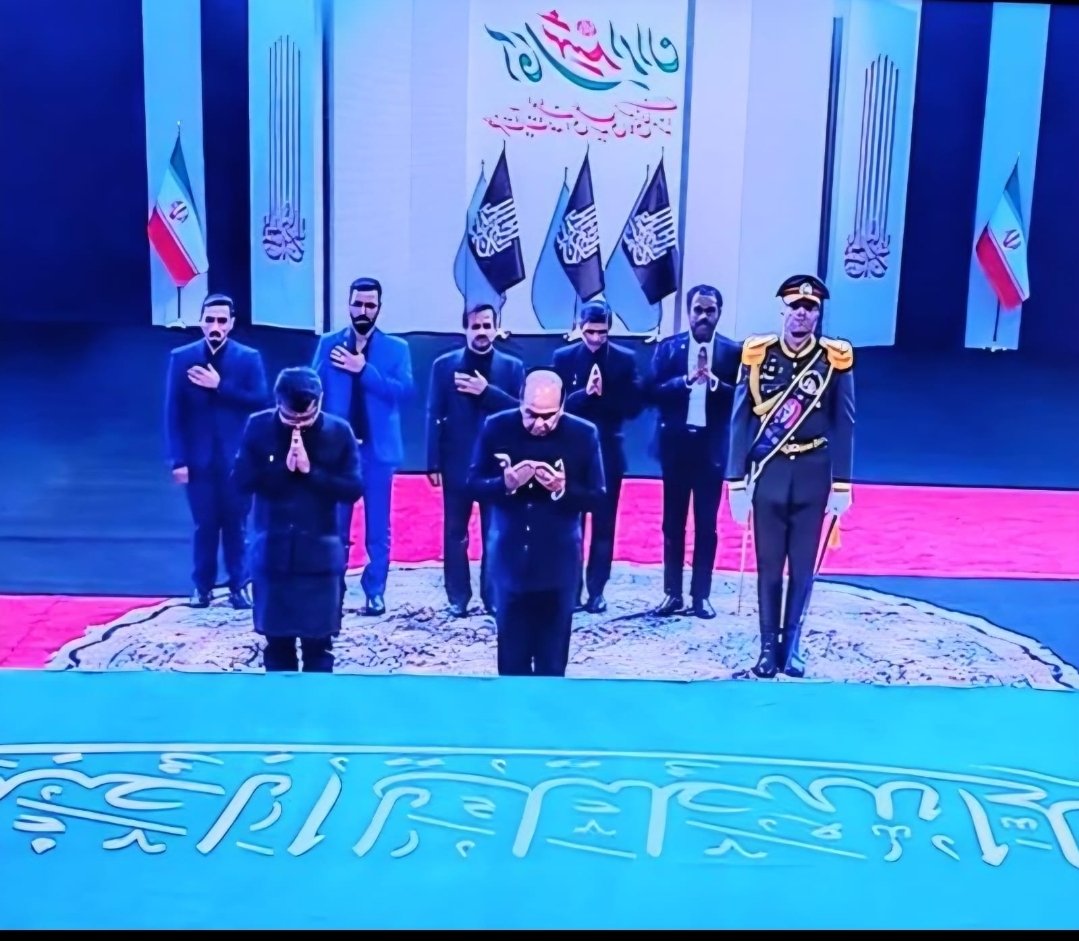 atahasnain53's tweet photo. Represented India at the funeral ceremony of His Eminence Grand Ayatollah Seyyed Ali Khamenei in Tehran today, along with MoS External Affairs @PmargheritaBJP. 

Also extended deepest condolences to the families of those who lost their lives in the recent conflict.
@MEAIndia https://t.co/8EBq1LSOhZ