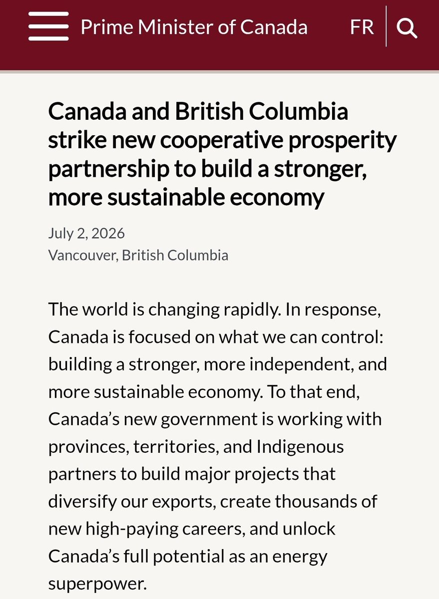 harryt59_harry's tweet photo. The Prime Minister flew to BC yesterday to sign an agreement with premier eby, met with the president of the Philippines to secure a trade deal then flew to Alberta to announce a new pipeline deal.

Pierre Poilievre made a video of himself telling Canadians everything is broken. https://t.co/o1Xk0wopk5