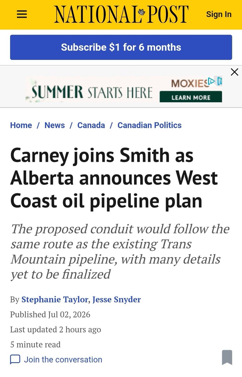 harryt59_harry's tweet photo. The Prime Minister flew to BC yesterday to sign an agreement with premier eby, met with the president of the Philippines to secure a trade deal then flew to Alberta to announce a new pipeline deal.

Pierre Poilievre made a video of himself telling Canadians everything is broken. https://t.co/o1Xk0wopk5