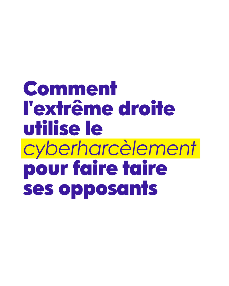 ManonAubryFr's tweet photo. Comment l'extrême droite utilise le cyberharcèlement pour faire taire ses opposants ? 

Ma note de blog pour déconstruire les méthodes de la fachosphère. Et nous ne sommes qu'au début.

➡️ https://t.co/C9SLekBkqe https://t.co/fbU42HR79S