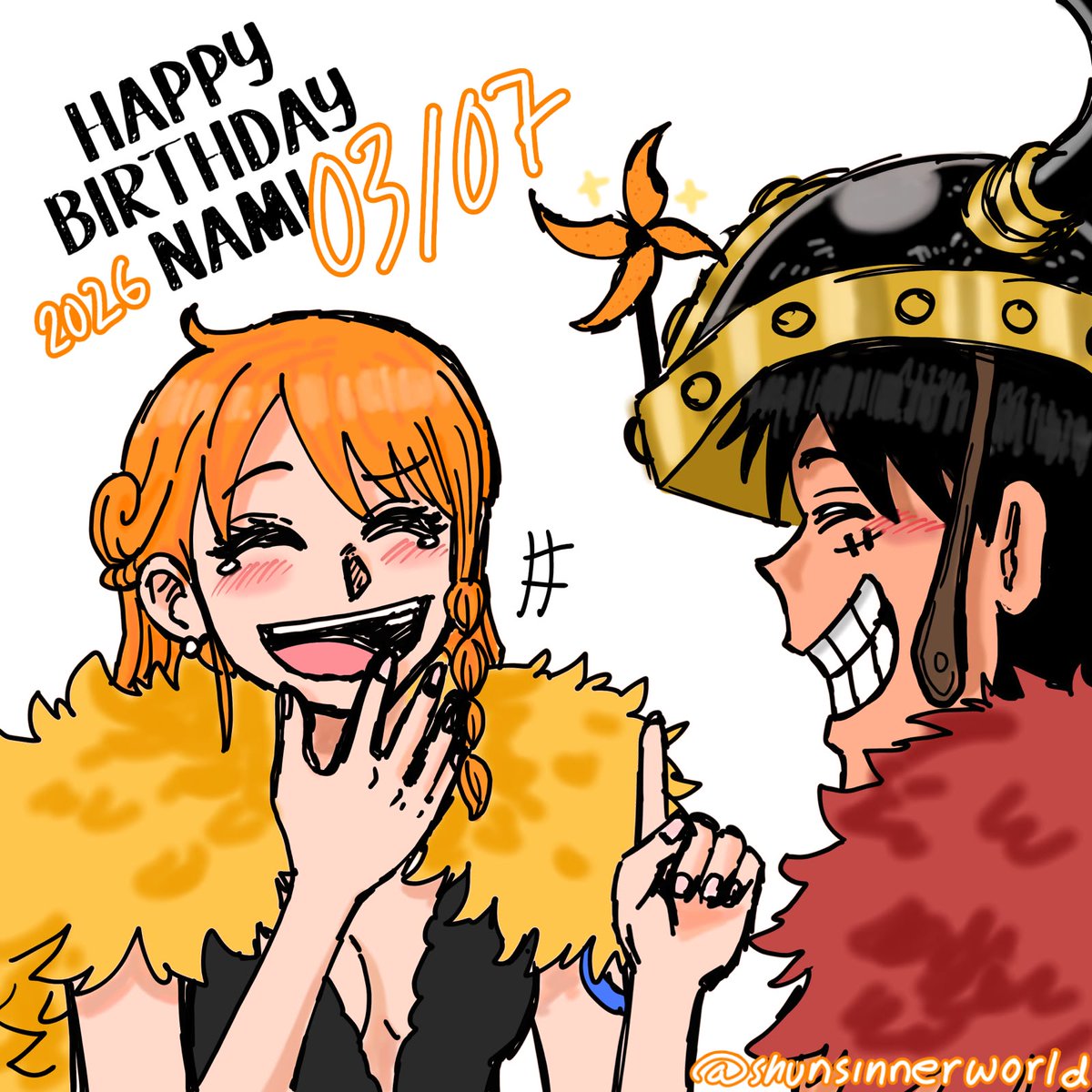 shunsinnerworld's tweet photo. 03/07/26
Happy Birthday to my queen Nami!!

3rd year in a row 🔥🍊

#NAMI #LUNAMI #ONEPIECE https://t.co/VmstQFl7QN