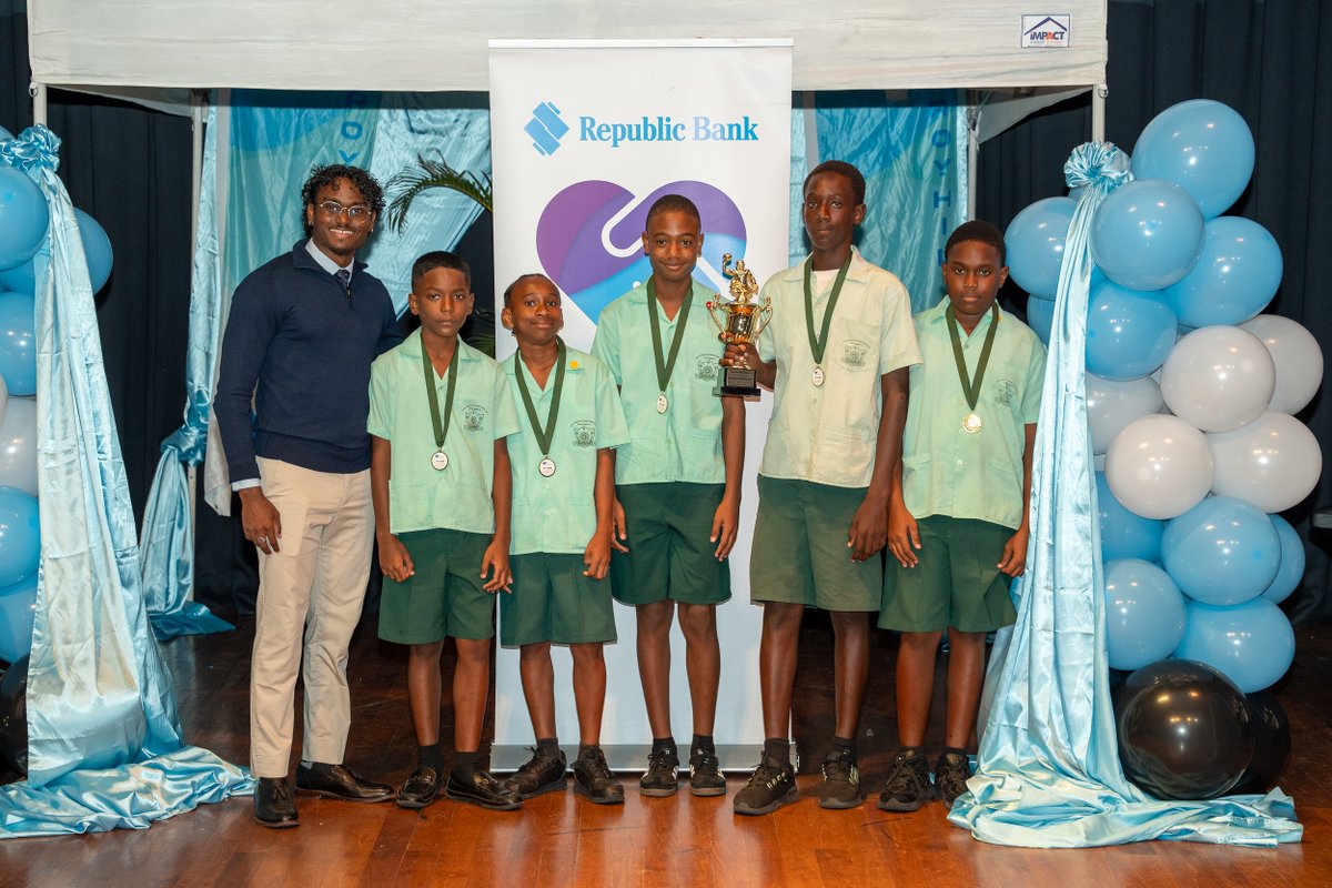 republicbanktt's tweet photo. 🏆💦 Congratulations to all the champions and participants of the Republic Bank National Primary Schools Mini Polo League and National Secondary Schools Water Polo League! Here's to teamwork, perseverance and another fantastic season.

#PowerToMakeADifference https://t.co/hjZ9ZAjAsV
