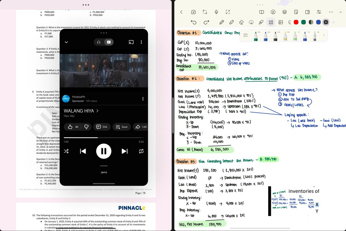 ax_120st's tweet photo. 070326 

– facing my fear today (FARAP) starting with receivables 
– finished finally ang buscom huhu
— natuklasan kong di ako nababagot mag solve sa calcu kapag may music HAHAHAHA magto-total lang magpplay pa yan siya ng geng geng song https://t.co/SeZyZtomX8
