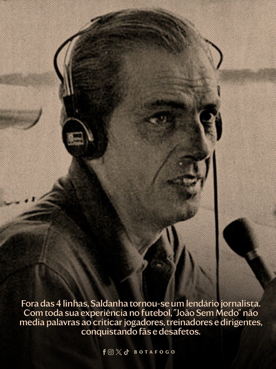 Botafogo's tweet photo. Técnico da Seleção Brasileira com influência direta no tricampeonato  mundial, jornalista histórico e eterno botafoguense 🇧🇷🖤 https://t.co/inPjIo0DID