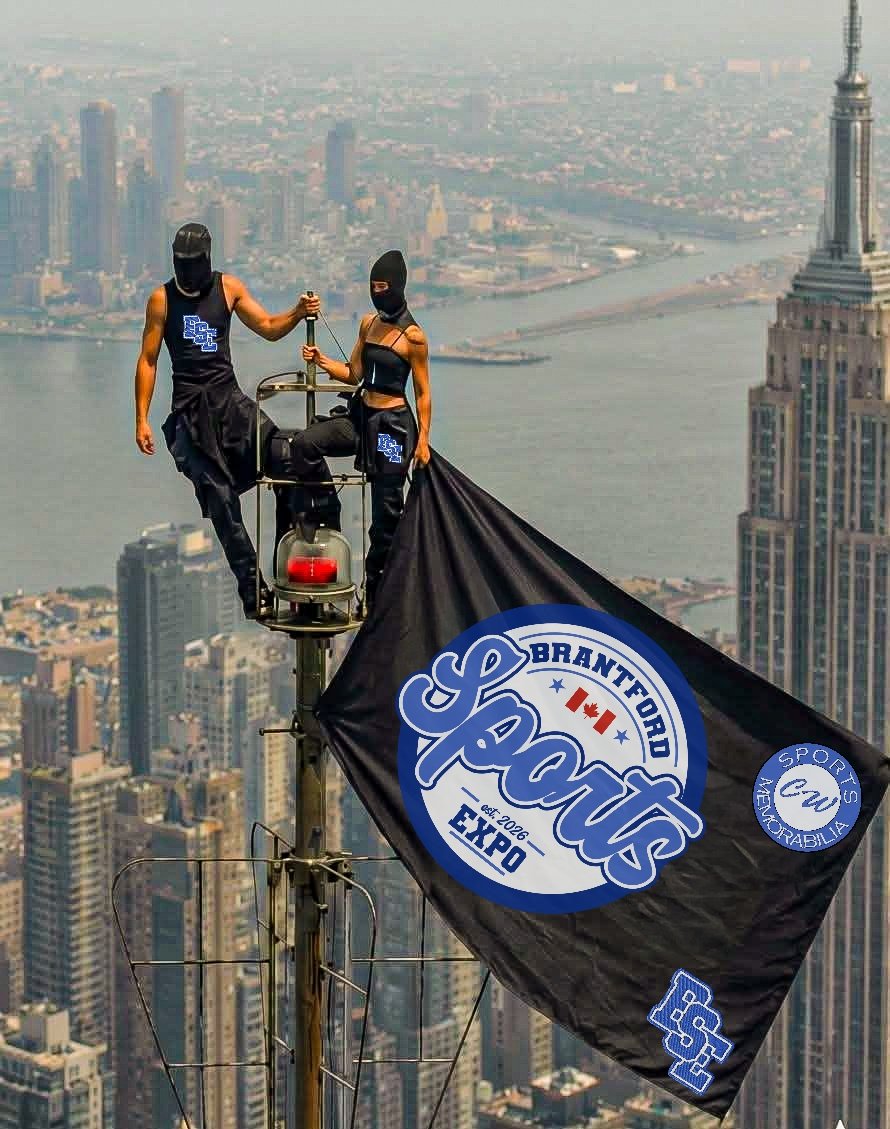 BrantSportsExpo's tweet photo. Shout out to these 2 !  Waving our flag high to promote our SPORTS EXPO !

what a time to be alive 

Become a #VENDOR or #SPONSOR !!!
BrantfordSportsExpo@gmail.com 

#BSE2026 #SportsExpo  #CWSportsMemorabilia #EmpireStateBuilding https://t.co/Ta4gnmKvJe