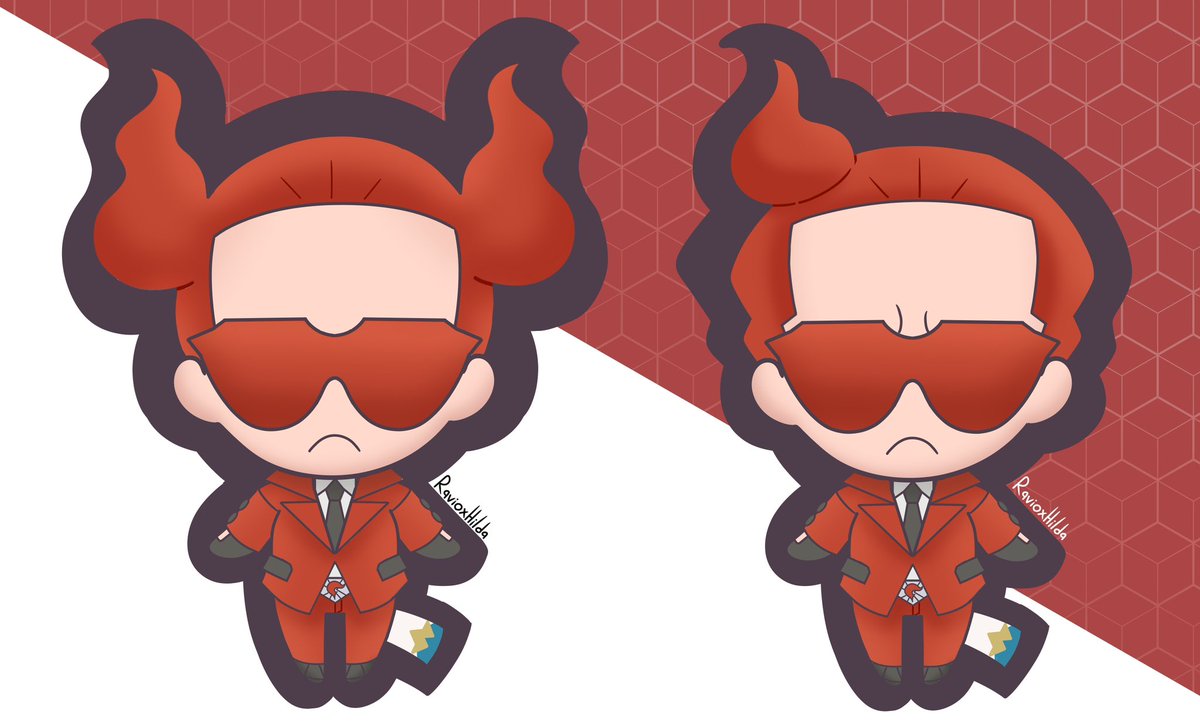 RavioxHilda's tweet photo. Redraw of Team Flare Grunt Trainer Lodge Plushes from Pokémon Masters that I made forever ago
#pokemon https://t.co/uccqUI9eL8