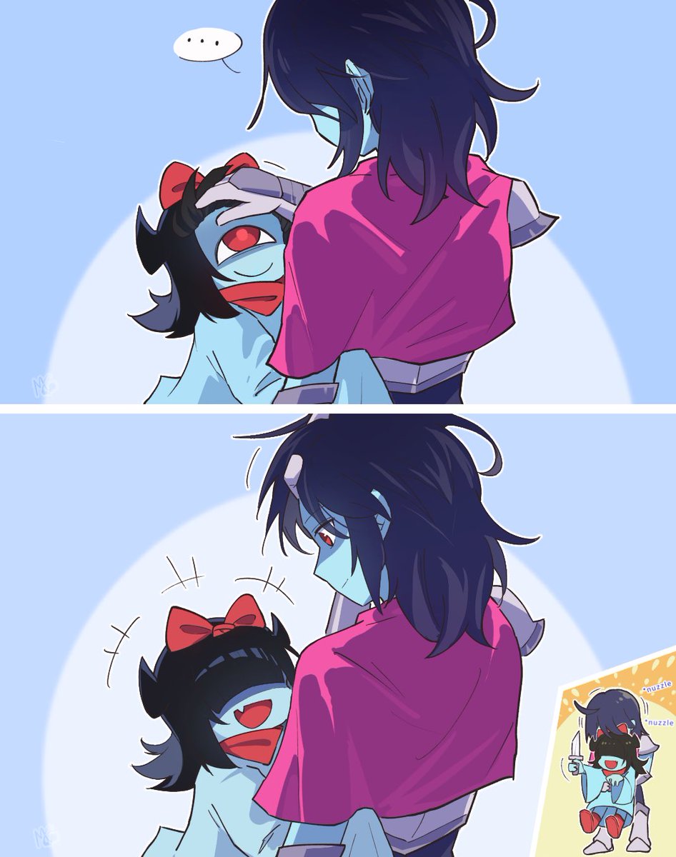 MC_harac98's tweet photo. 🥹🩵
#deltarune
#deltarunespoilers https://t.co/ZVU8TqYpYa
