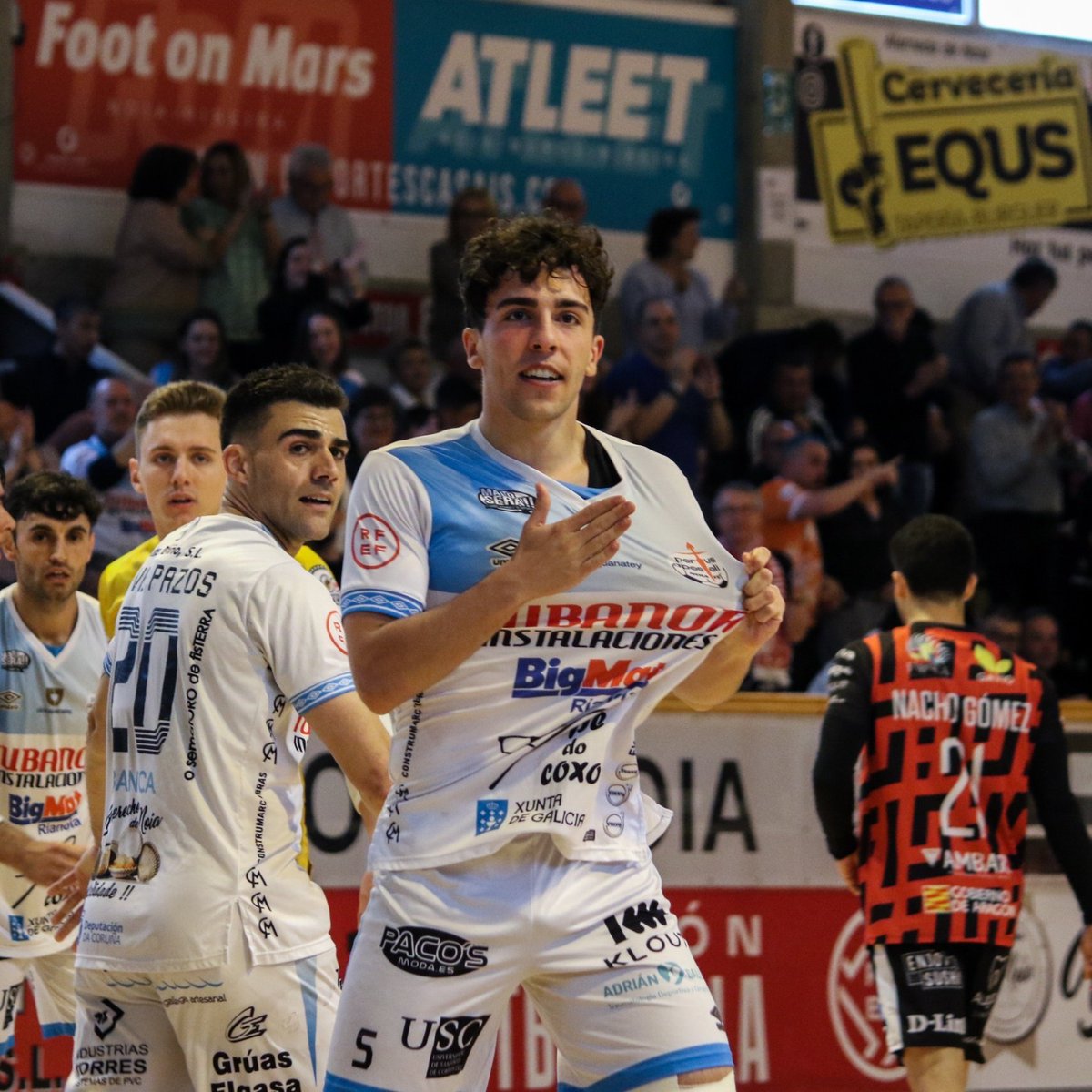NoiaFutbolSala's tweet photo. Veñen máis destas 🛡️🤍 https://t.co/XvGsGPdAan